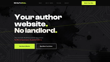 WriteToWeb website thumbnail